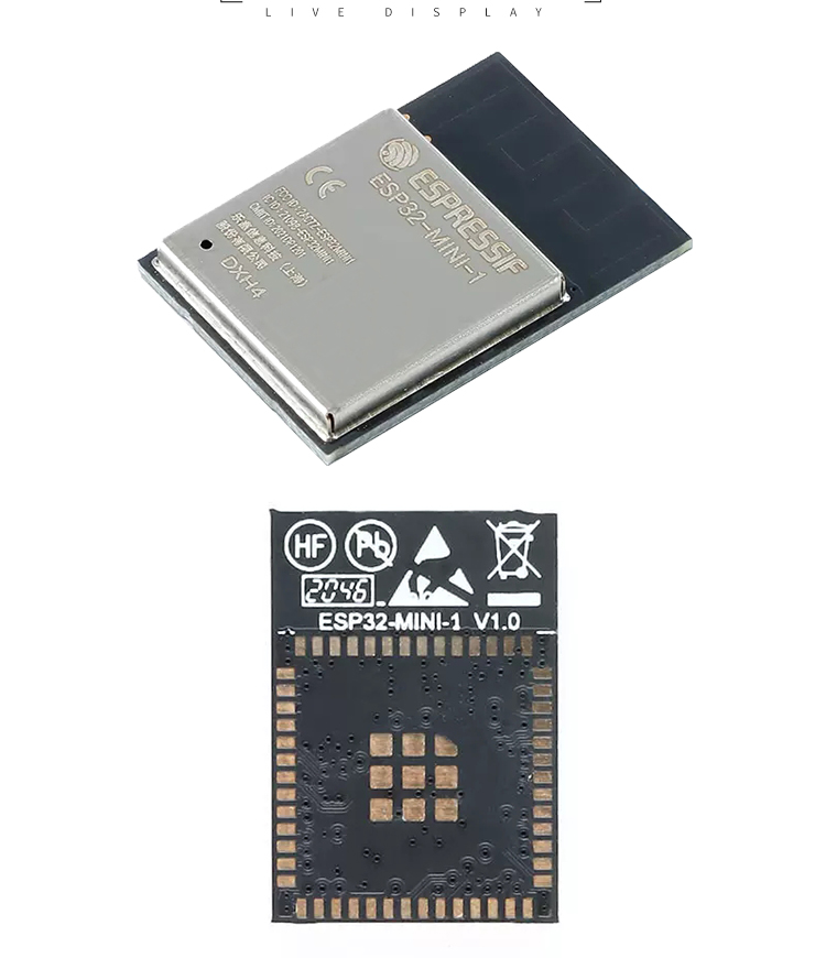 樂(lè)鑫信息科技公司官網(wǎng)ESP32-MINI-1-1/1U 2.4GHz Wi-Fi+藍(lán)牙?+低功耗藍(lán)牙模組無(wú)線通信模塊